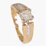 14K Gouden ring – 0,75CT Diamanten - IGI Antwerpen, Verzenden, Nieuw, Kleiner dan 17, Dame