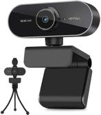 Full HD Webcam met Driepoot statief € 6,95, Computers en Software, Webcams, Nieuw, Microfoon, ChromeOS