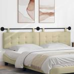vidaXL Hangend Hoofdeinde Crème 210 x 55 x 5 cm Nep Leer, Verzenden, Nieuw, Crème, Overige materialen