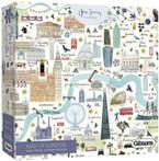 Map of London Puzzel (1000 stukjes) | Gibsons - Puzzels