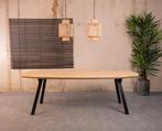 Eiken Eettafel Deens Ovaal met schoorpoten - 200x100 cm |, Huis en Inrichting, Tafels | Eettafels, Ophalen of Verzenden, Nieuw