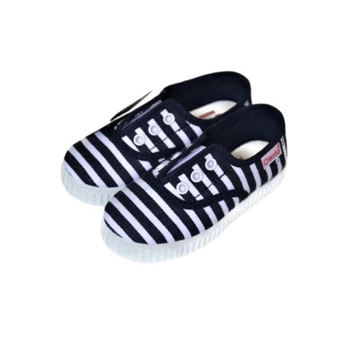 Canvas instapschoen - gestreept - navy - mt 30 - maat: 30 -, Kinderen en Baby's, Kinderkleding | Overige, Nieuw, Verzenden