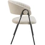 Eetkamerstoel Bedano, gestoffeerd, geweven stof, 150 kg - gr, Huis en Inrichting, Stoelen, Verzenden, Nieuw