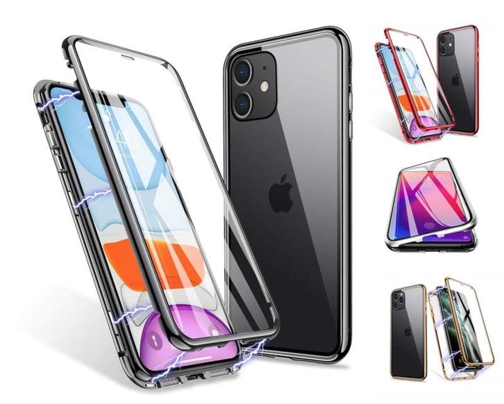 iPhone 17 360° Magnetisch Hoesje Dubbelzijdig Glas, Telecommunicatie, Mobiele telefoons | Hoesjes en Frontjes | Apple iPhone, Nieuw