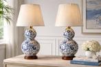 RL- Home - Ralph Lauren - Lamp (2) - Porselein, Hout,