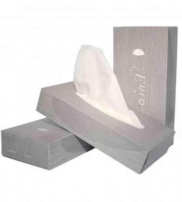 Facial tissues 2-lgs cellulose - 40 x 100 stuks beschikbaar voor biedingen