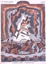 Het theater van Hitler op spotprent (lijst optie, Lithos), Verzenden