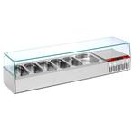 Diamond Pizzawerkbank + Opzetkoelvitrine | 270L | 2 Deuren +, Witgoed en Apparatuur, Koelkasten en IJskasten, Ophalen of Verzenden