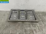 RVS GN Houder 3 x 1/3 GN Horeca, Ophalen of Verzenden, Gebruikt