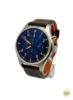 IWC Pilots Watch Orange Storm Chronograph, Sieraden, Tassen en Uiterlijk, Horloges | Heren, Ophalen of Verzenden, Zo goed als nieuw