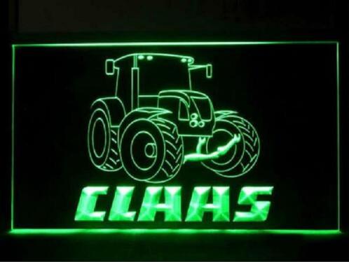 Claas tractor neon bord lamp LED verlichting  lichtbak, Huis en Inrichting, Lampen | Overige, Nieuw, Verzenden