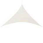 Schaduwdoek - waterafstotend driehoek 3x3x3 m zandkleur, Nieuw, Verzenden