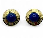 Chantecler - Oorbellen - 18 karaat Geel goud - Ronde lapis, Nieuw