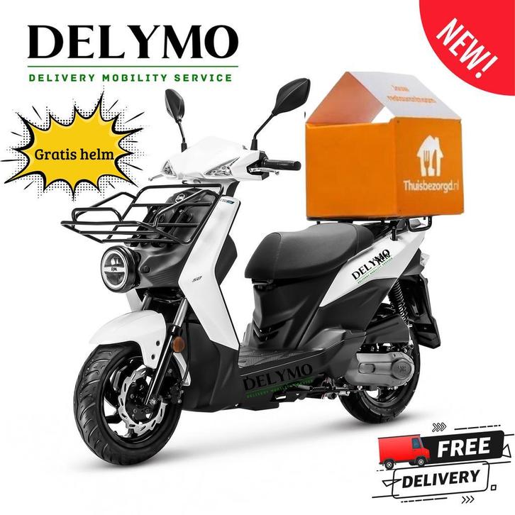 SYM XPro bezorgscooter – NIEUW E5+ AKTIE, Fietsen en Brommers, Scooters | SYM, Maximaal 45 km/u, Overige modellen, Benzine, Nieuw