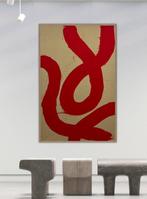 Stefanie Raus - Verschlungen rot 997 XXL, Antiek en Kunst