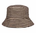 Bucket Hat Ruit Patroon Beige Bruin, Kleding | Dames, Hoeden en Petten, Nieuw