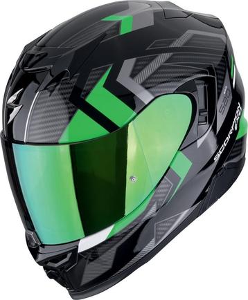 Scorpion EXO-520 Evo Air Sensus Zwart Groen Integraalhelm beschikbaar voor biedingen