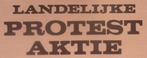 Poster over studenten demonstratie op het Malieveld in De..., Verzamelen, Posters, Verzenden, Nieuw, Overige onderwerpen, Met lijst