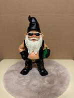 Decoratief Beeld - Kabouter Met Bierfles - Polyresin - 32 cm, Verzenden