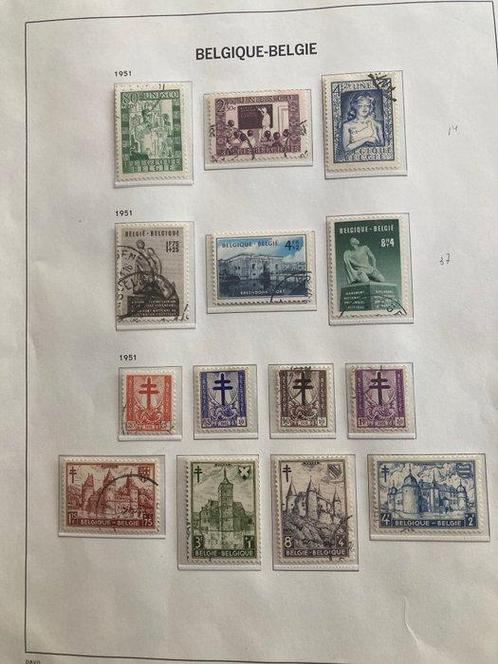 België 1951/1960 - Volledige verzameling zoals op Davo, Postzegels en Munten, Postzegels | Europa | België