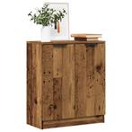 vidaXL Dressoir 60x30x70 cm bewerkt hout oud houtkleurig, Huis en Inrichting, Kasten | Dressoirs, Verzenden, Nieuw, 50 tot 100 cm