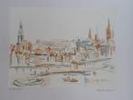 Oskar Kokoschka (1941-1980) - Hamburguer Hafen, numbered, Antiek en Kunst