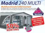 Dorema Madrid 240 3.0 Voortent / luifel voor de halve prijs!, Caravans en Kamperen, Voortenten en Luifels, Nieuw