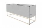 Massief tv-lowboard SCORPION 160cm zwart mangohout met, Huis en Inrichting, Ophalen of Verzenden, Nieuw