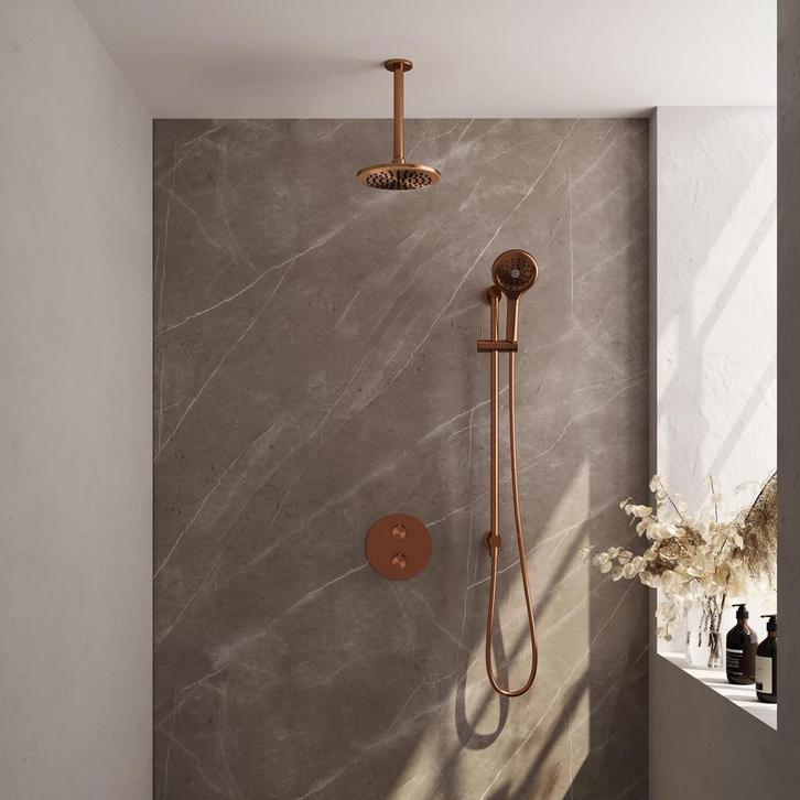 Brauer Copper Carving Thermostatische Regendoucheset Inbouw, Doe-het-zelf en Verbouw, Sanitair, Ophalen of Verzenden