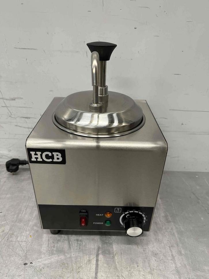 RVS Verwarmde sauspomp Sauswarmer 2 liter Kaas Karamel Boter, Zakelijke goederen, Horeca | Keukenapparatuur, Nieuw in verpakking