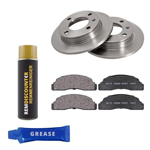 Voordeelset Remschijven + Remblokken FORD FIESTA 1.3 voorzij, Auto-onderdelen, Klein materiaal, Nieuw, Verzenden