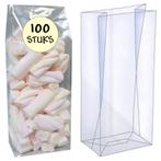 Fako Bijoux® - Blokbodemzakjes Plastic Transparant -, Verzenden, Nieuw