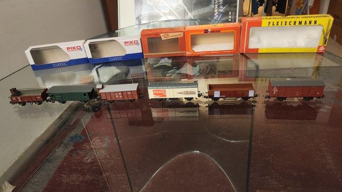 Rivarossi, Fleischmann, Piko H0 - Treinset (6) -, Hobby en Vrije tijd, Modeltreinen | H0