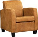 Leren fauteuil - Echt leer, Landelijk, Comfortabel en kies u, Huis en Inrichting, Fauteuils, Nieuw, Ophalen of Verzenden, Landelijk