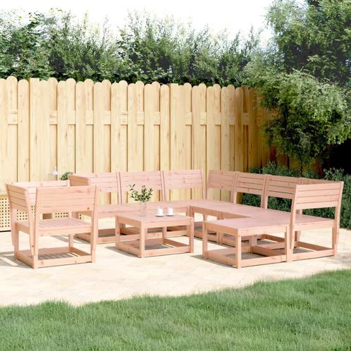 vidaXL 8-delige Loungeset massief douglashout, Tuin en Terras, Tuinsets en Loungesets, Loungeset, Nieuw, 8 zitplaatsen, Verzenden