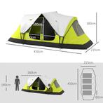 TRUUSK Kampeertent, Tunneltent Voor 8 Personen, Met Licht Ha, Verzenden, Nieuw