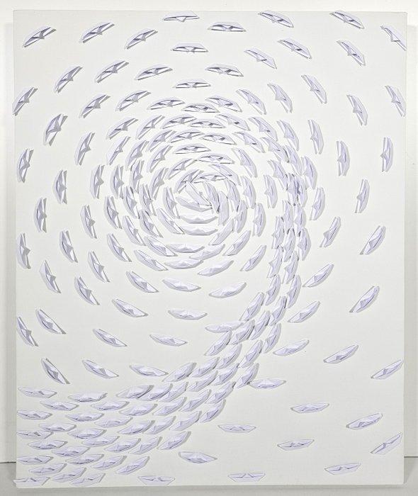 Riccardo Gusmaroli (1963) - Vortice Bianco, Antiek en Kunst, Kunst | Schilderijen | Modern