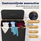 DARI. Wasmand 3 vakken Wassorteerder - 160L - met 3, Huis en Inrichting, Badkamer | Badtextiel en Accessoires, Ophalen of Verzenden