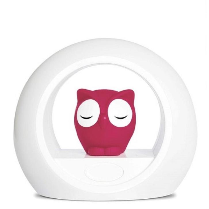 Nachtlamp uil Lou roze met dimbare lampjes en automatisch..., Kinderen en Baby's, Kinderkamer | Inrichting en Decoratie, Nieuw