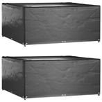 vidaXL Tuinmeubelhoezen 2 st 16 oogjes vierkant 300x300x75, Verzenden, Nieuw