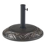 Parasolvoet Bisegna parasolhouder beton rond Ø50x7 cm bronsk, Tuin en Terras, Verzenden, Nieuw