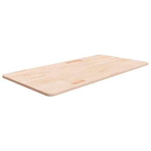 vidaXL Wastafelblad 100x50x1,5 cm onbehandeld massief, Huis en Inrichting, Keuken | Keukenelementen, Bruin, Nieuw, Verzenden