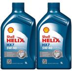 Shell Aanbieding: 2 X Helix Hx7 5W40 1L, Verzenden