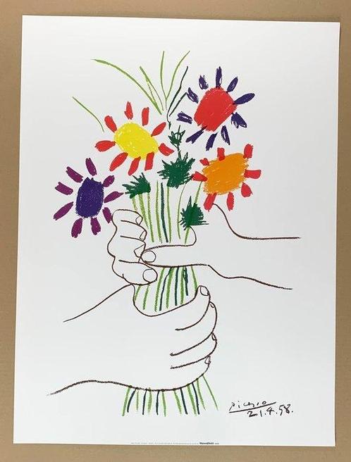 Pablo Picasso (1881-1973) (after) - Bouquet, 1958, Antiek en Kunst, Antiek | Overige Antiek