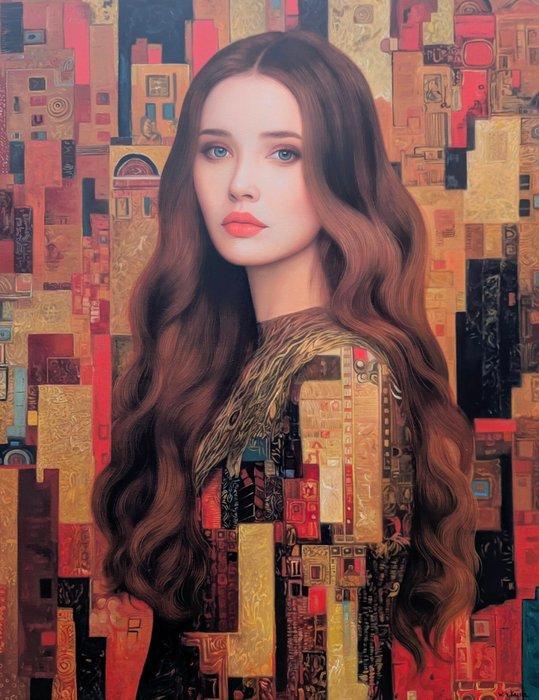 Wilhem Von Kalisz (XX-XXI) - Elegie (XL size), Antiek en Kunst, Kunst | Schilderijen | Klassiek