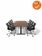 Tube - Vergadertafel - 260x120 - Bootvormig - Zwart - Nieuw, Vergader- of Presentatieruimte, Ophalen of Verzenden, Nieuw zonder verpakking