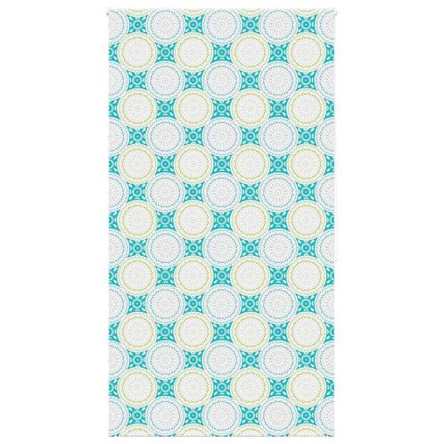 vidaXL Doucherolgordijn 140x240 cm stofbreedte 136 cm, Huis en Inrichting, Stoffering | Gordijnen en Lamellen, Blauw, Nieuw, Verzenden