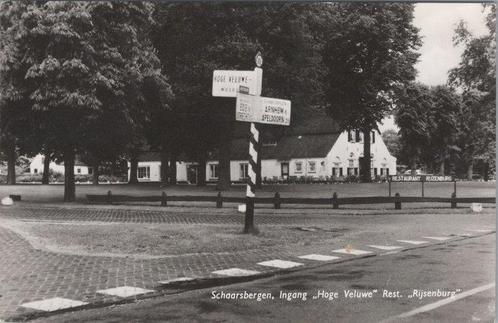 SCHAARSBERGEN - Ingang Hoge Veluwe Rest. Rijsenburg, Verzamelen, Ansichtkaarten | Nederland, Verzenden
