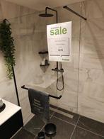 Showmodel inloopdouche met mat zwart profiel 120cm - 0004, Doe-het-zelf en Verbouw, Sanitair, Ophalen, Nieuw, Glas, Douche
