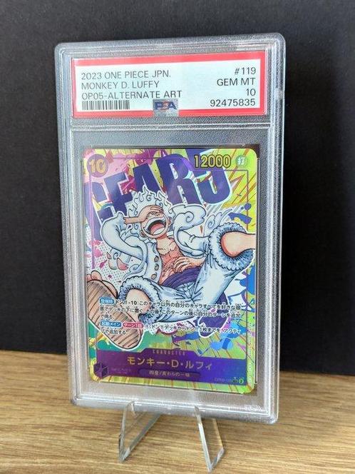 One Piece Graded card - OP05 - Monkey D. Luffy - Secret Rare, Hobby en Vrije tijd, Verzamelkaartspellen | Overige